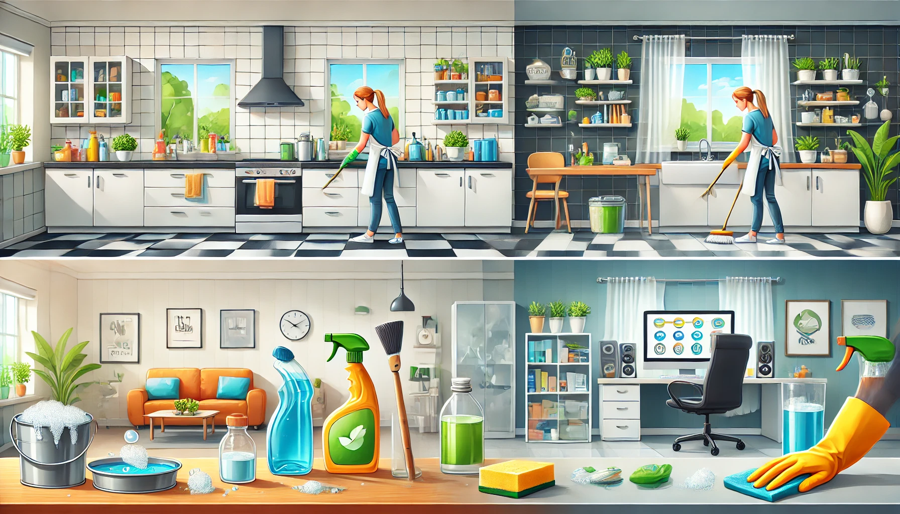 Temizlik Ürünlerinin Etkili Kullanımı: Ev ve İş Yerleri İçin İpuçları